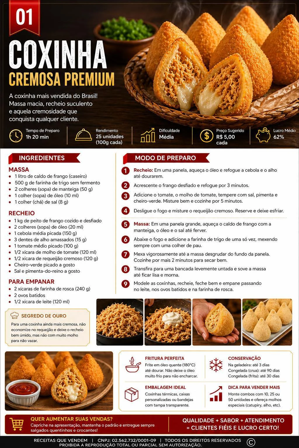 Coxinha premium do e-book